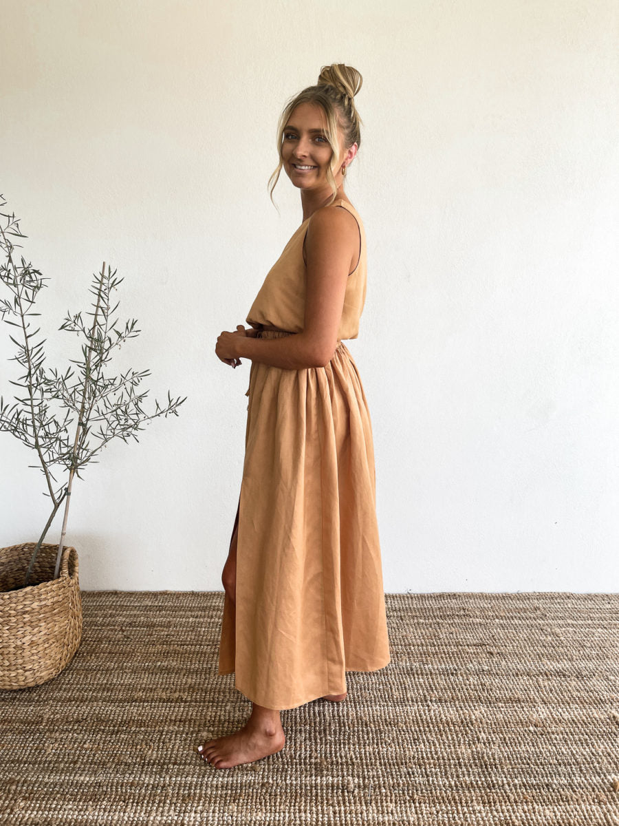 Balmy Days Skirt - Nutmeg