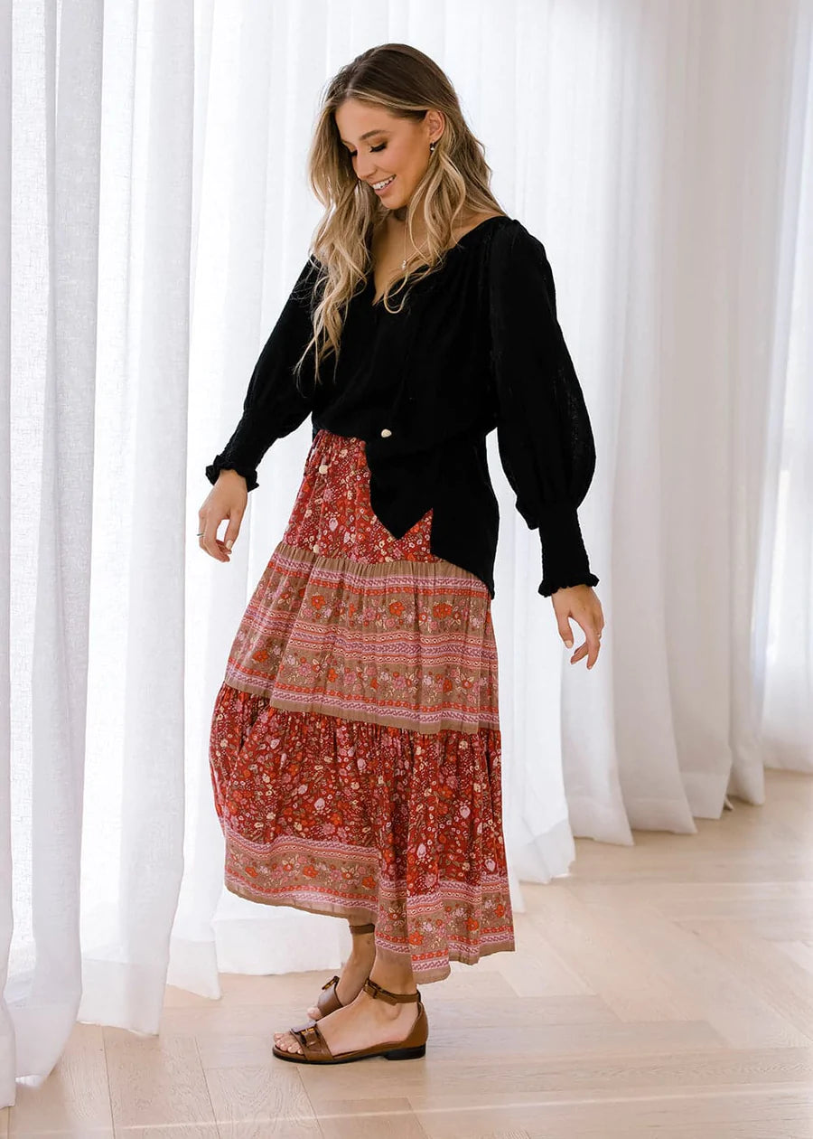 Corfu Skirt - Clementine