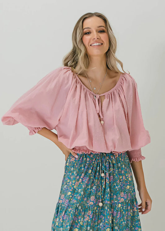 Bari Blouse - Bloom