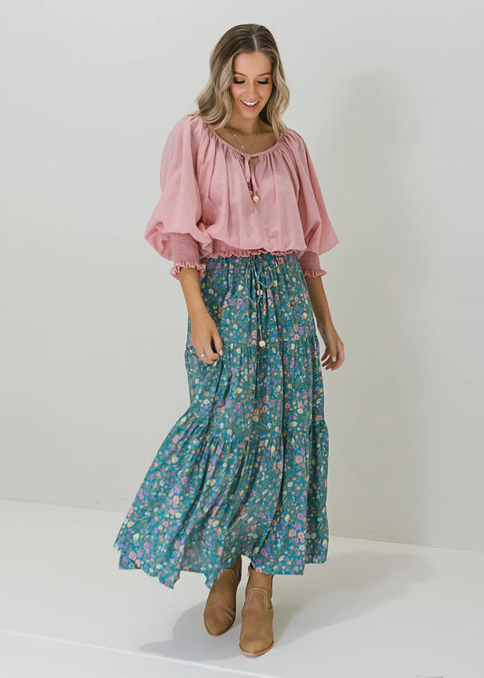 Corfu Skirt - Gypsy Teal