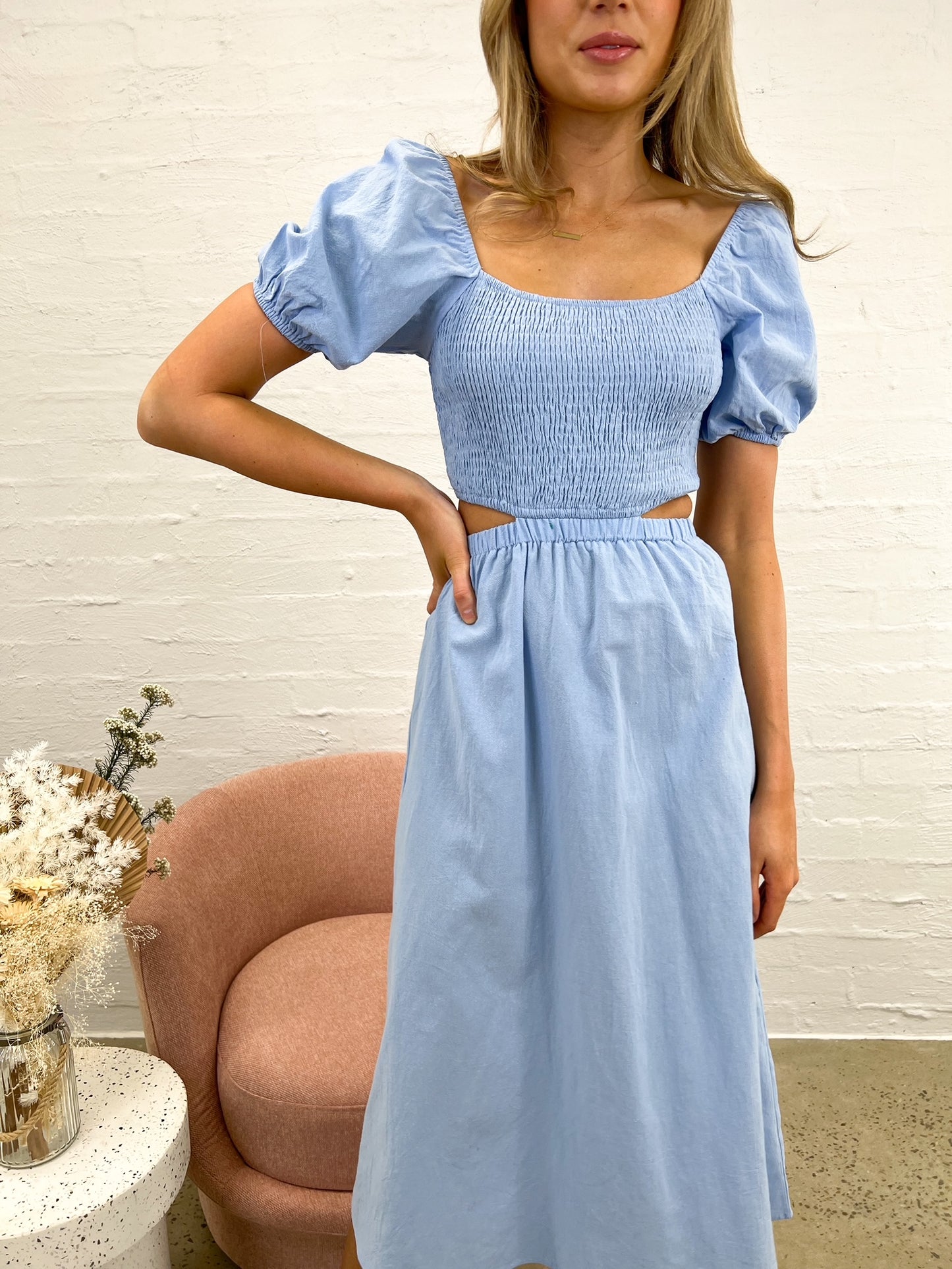 Sail Away Dress - Blue