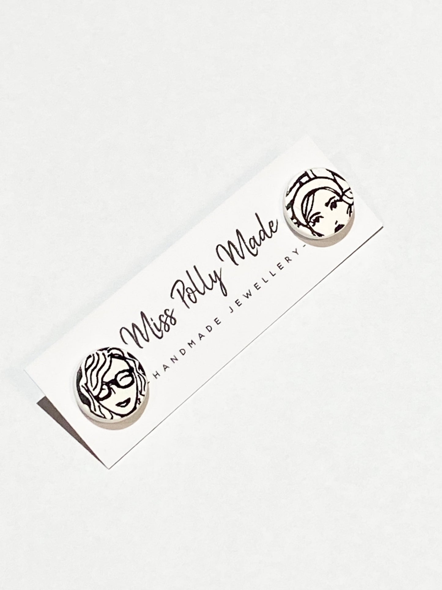 Retro Face Studs (Standard Size)