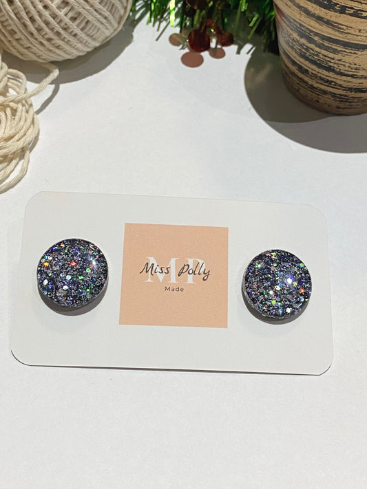 Starburst Glitter Studs (Oversized)