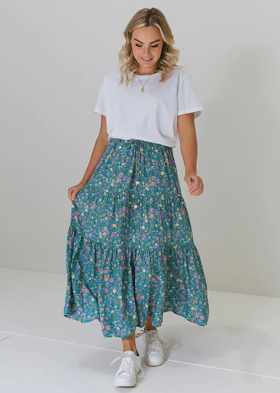 Corfu Skirt - Gypsy Teal