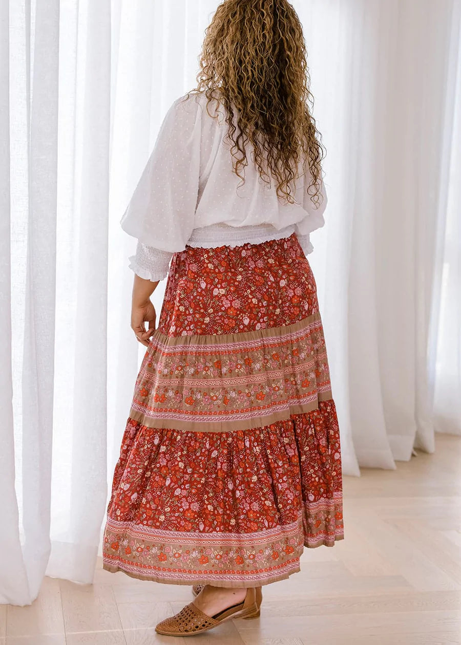 Corfu Skirt - Clementine